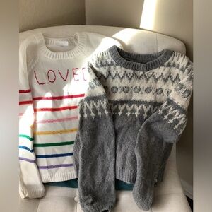2-sweaters girls sweaters 10-12